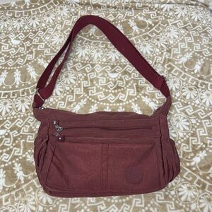 Chic Burgundy Crossbody Bag perfect for Travel